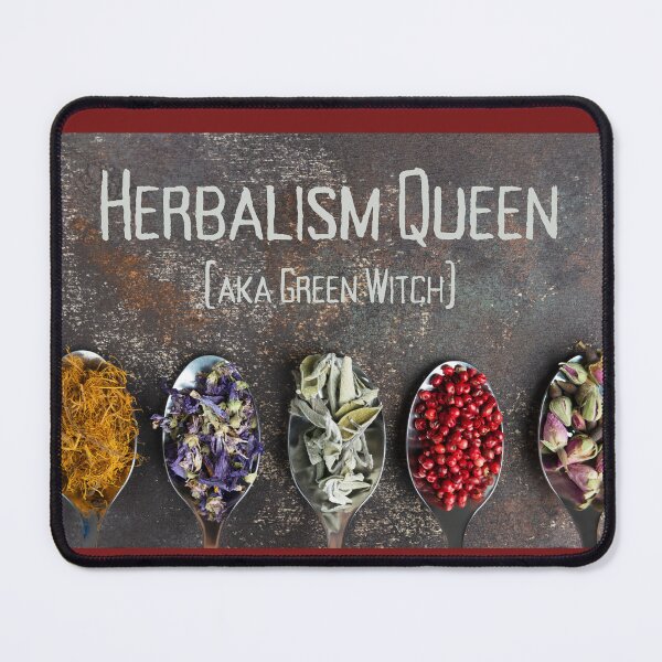 Item preview, Herbalism Queen aka Green Witch designed and sold by Edenglow Prints & Peculiars.