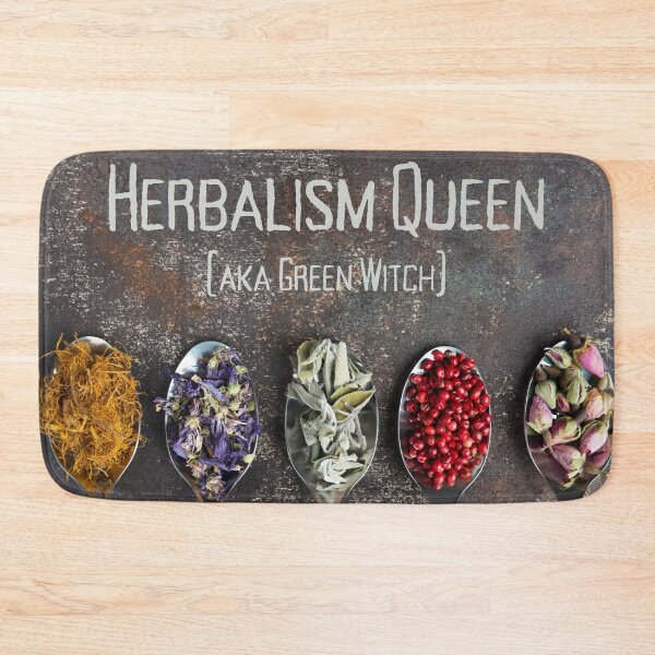 Item preview, Herbalism Queen aka Green Witch designed and sold by Edenglow Prints & Peculiars.