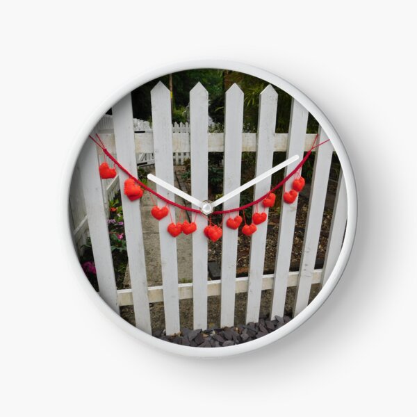 Item preview, Picket fence and love hearts designed and sold by Alipali64.