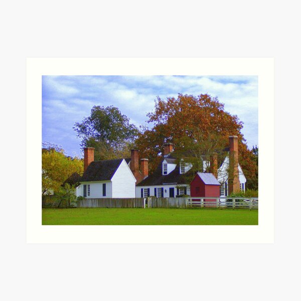 Fall in Williamsburg Art Print