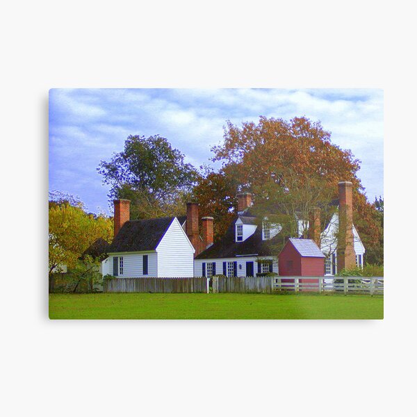 Fall in Williamsburg Metal Print