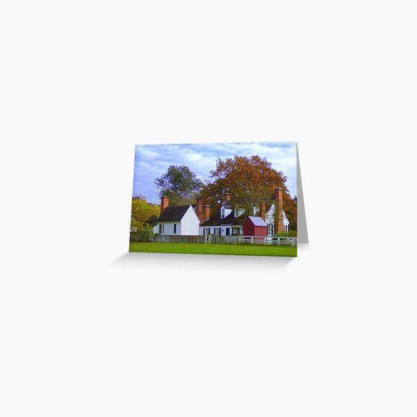 Fall in Williamsburg Greeting Card