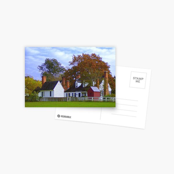 Fall in Williamsburg Postcard