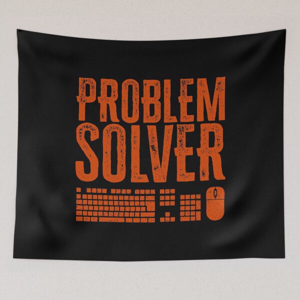 Item preview, Problem Solver: IT Techs Programmers and Computer Science - Orange designed and sold by Reconocer.