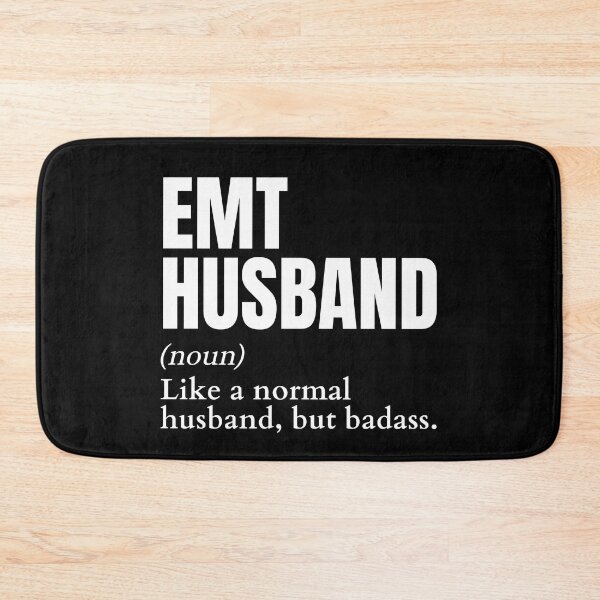 Item preview, Funny Badass EMT Husband Definition designed and sold by EndlessFreedom.