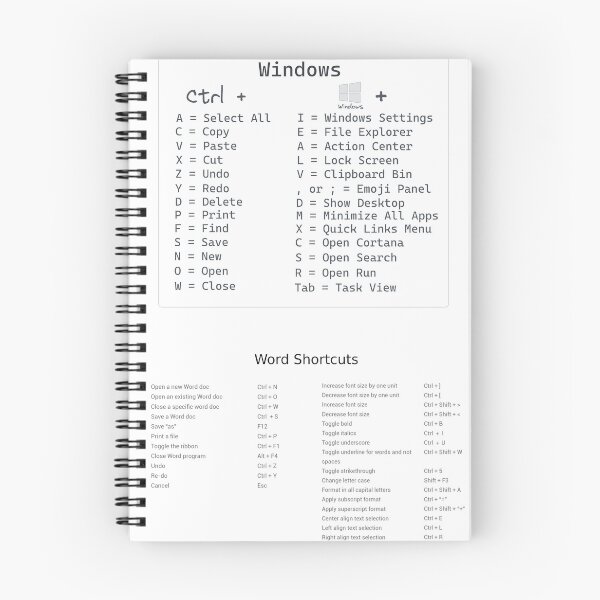 Item preview, Windows & Word Shortcuts designed and sold by VirusMinus.