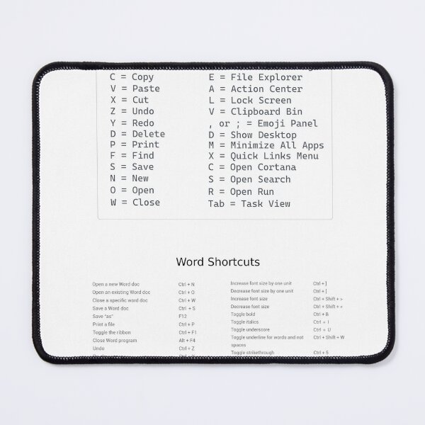 Item preview, Windows & Word Shortcuts designed and sold by VirusMinus.