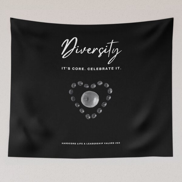 Item preview, DIVERSITY: It's Core. Celebrate It. (#23 in the 'Hardcore Life & Leadership Values' Collection) designed and sold by ashowofvalues.