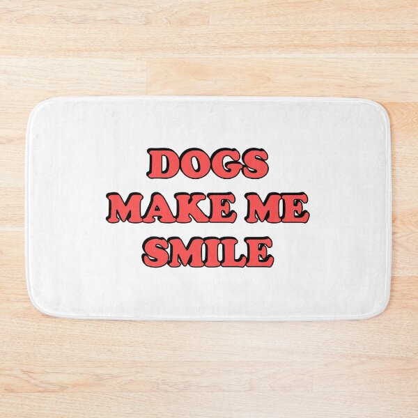 Item preview, Dogs make me smile designed and sold by Inspirationmotivation.