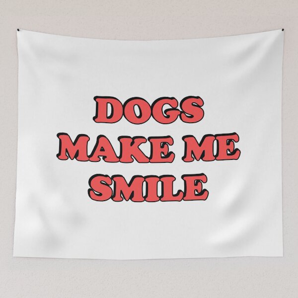 Item preview, Dogs make me smile designed and sold by Inspirationmotivation.