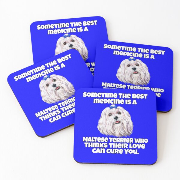 Item preview, Maltese Dog Owner Sometime The Best Medicine Is A Maltese Terrier  designed and sold by fantasticdesign.