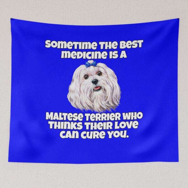 Item preview, Maltese Dog Owner Sometime The Best Medicine Is A Maltese Terrier  designed and sold by fantasticdesign.