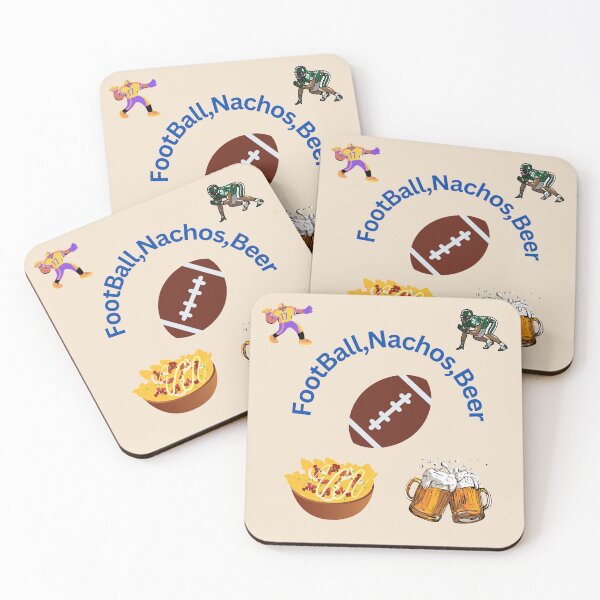 Item preview, football, Nachos, Beet designed and sold by LGMmugsdesign.
