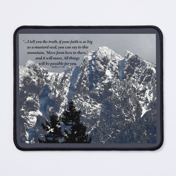 Item preview, Faith And The Mountain designed and sold by KirtTisdale.