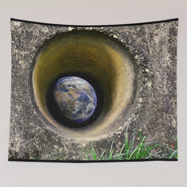 Item preview, Planet Earth in a Mysterious Hole designed and sold by Caregiverology.