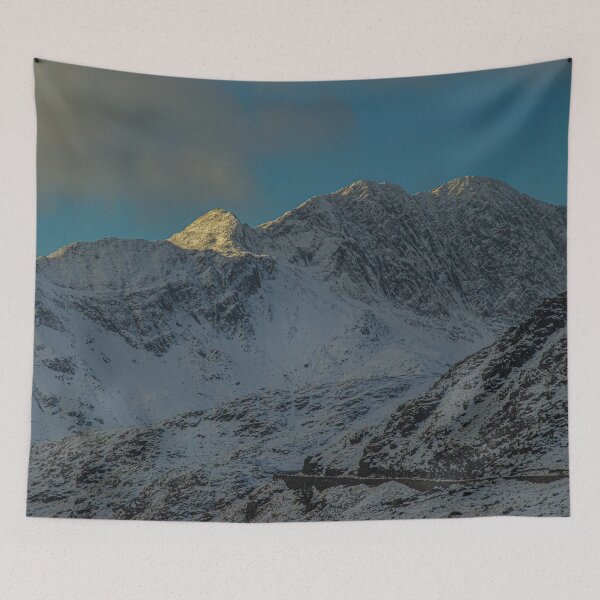 Item preview, VIEW OF LLIWEDD ~ THE ROAD TO PEN Y PASS FROM CAPEL CURIG designed and sold by NICK COBURN PHILLIPS.