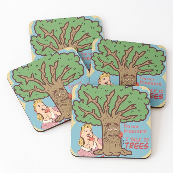 Item preview, I'm not insecure, I talk to trees! - With Text designed and sold by gaslight-n.