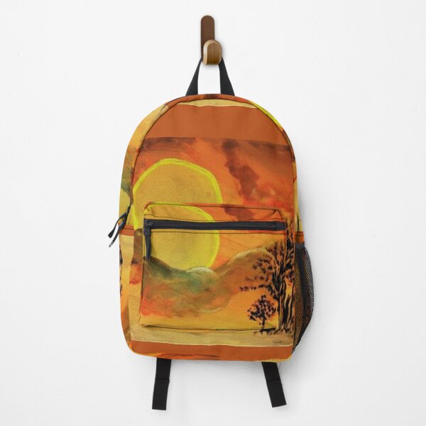Item preview, Orange Hunter's Moon At Sunset designed and sold by lifeinspired4u.