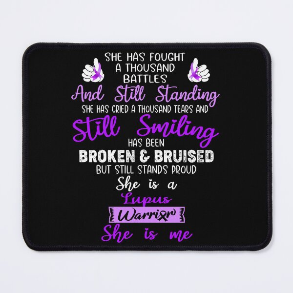 Item preview, Lupus Warrior SHE IS ME - Support Lupus Fighter Gifts designed and sold by Berriosly.