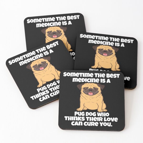 Item preview, Pug Dog Owner Sometime The Best Medicine Is A Pug Dog designed and sold by fantasticdesign.