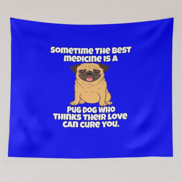 Item preview, Pug Dog Owner Sometime The Best Medicine Is A Pug Dog designed and sold by fantasticdesign.