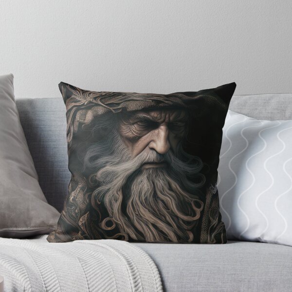 Item preview, Wise wizard wearing a magical robe illustration designed and sold by RK - Shop.
