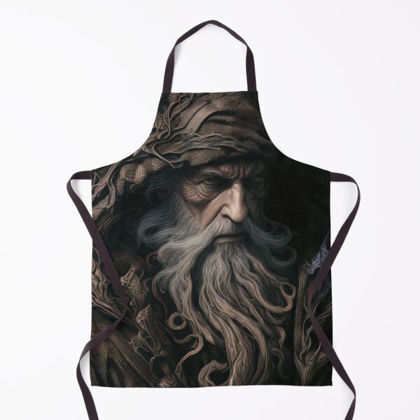 Item preview, Wise wizard wearing a magical robe illustration designed and sold by RK - Shop.