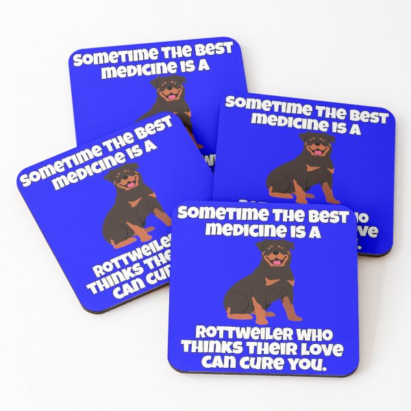 Item preview, Rottweiler Dog Owner Sometime The Best Medicine Is A Rottweiler  designed and sold by fantasticdesign.