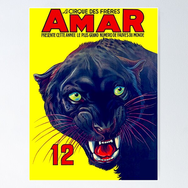 Item preview, CIRQUE AMAR : Vintage Circus Advertising Print designed and sold by posterbobs.