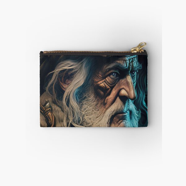 Item preview, Old wise wizard with long gray beard illustration designed and sold by RK - Shop.