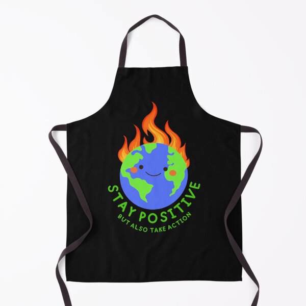 Item preview, Stay Positive Shirt Planet Earth Pollution Greta Climate Change Shirt SOS Help Climate Strike Shirt Nature Future Natural Environment Cute Funny Gift Idea designed and sold by EpsilonEridani.