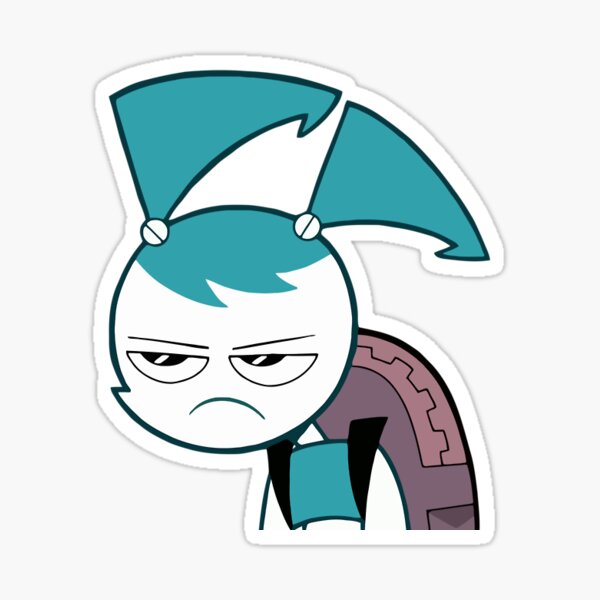 teenage robot Sticker for Sale by GreasyGerbil