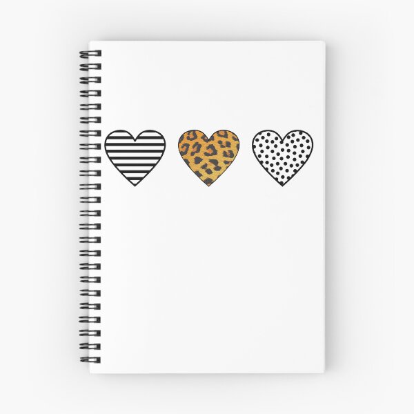 Item preview, Three Hearts, Leopard Print, Dot, Stripe designed and sold by artfulnotebook.