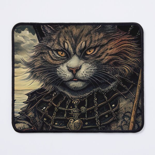 Item preview, Portrait of the king of the pirate cats illustration designed and sold by RK - Shop.