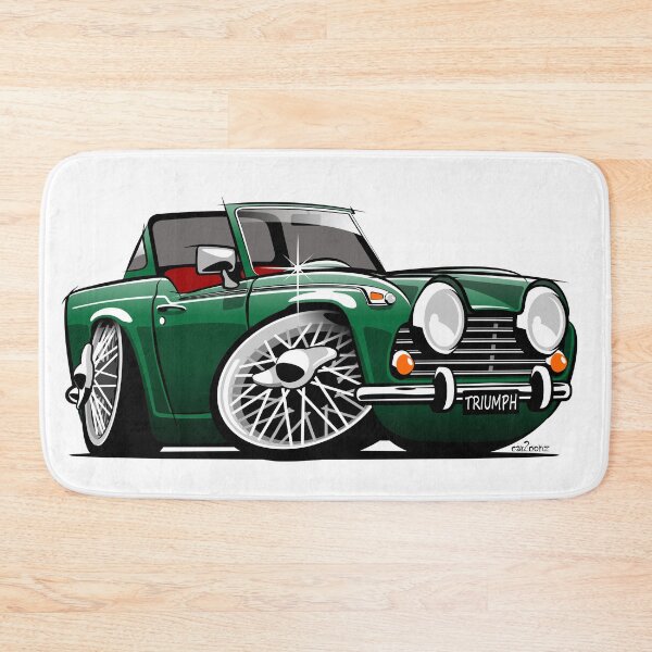 Item preview, Triumph TR4 / TR5 caricature green designed and sold by car2oonz.