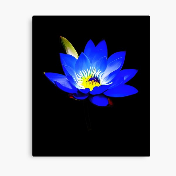 Pastel Kwan Yin Goddess and Lotus Flower Art Canvas - Reflections