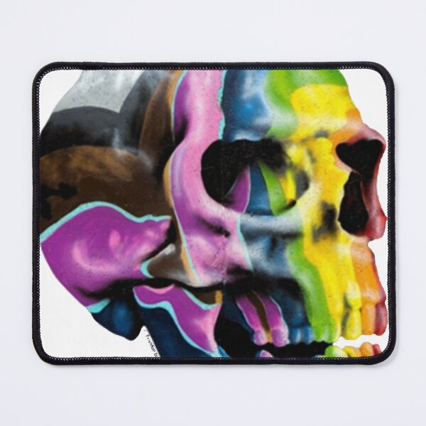 Item preview, LGBT Pride painted skull designed and sold by BarrelCoops.