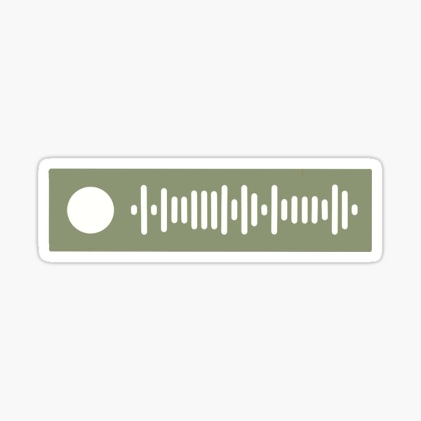 stick season album spotify code Sticker