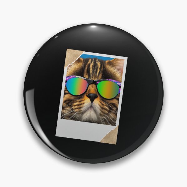 Item preview, Cool Rainbow Glasses Cat Funny Happy Witty Joke Sarcastic Spiritual Animal Birthday Gift designed and sold by EpsilonEridani.
