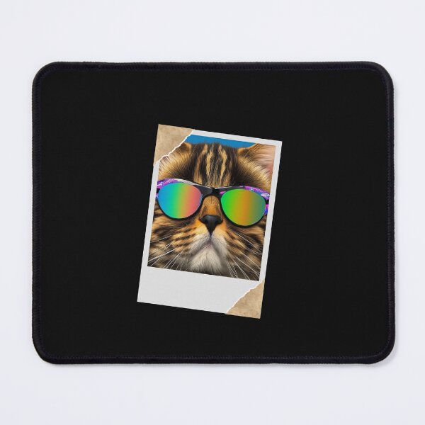 Item preview, Cool Rainbow Glasses Cat Funny Happy Witty Joke Sarcastic Spiritual Animal Birthday Gift designed and sold by EpsilonEridani.