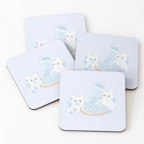 Item preview, polar bear cookie designed and sold by lumiangelica.