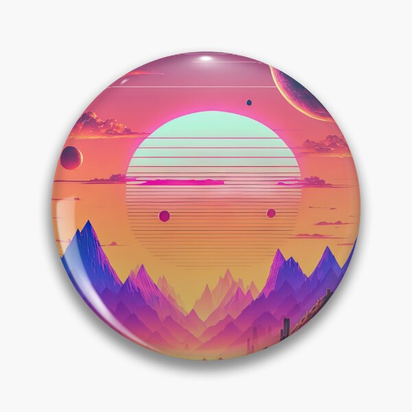 Item preview, Exploring the Synthwave Landscape of a Distant World designed and sold by Mullet Monkey.