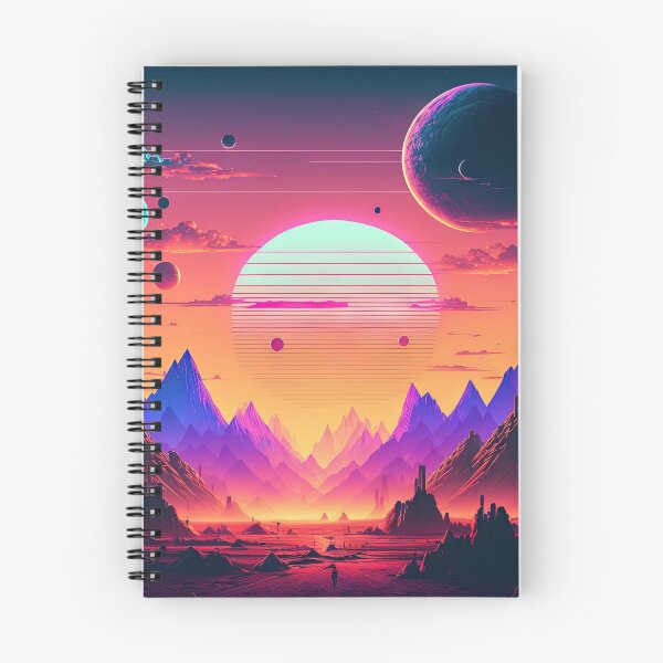 Item preview, Exploring the Synthwave Landscape of a Distant World designed and sold by Mullet Monkey.