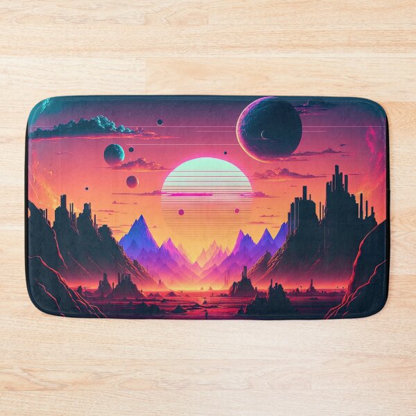 Item preview, Exploring the Synthwave Landscape of a Distant World designed and sold by Mullet Monkey.