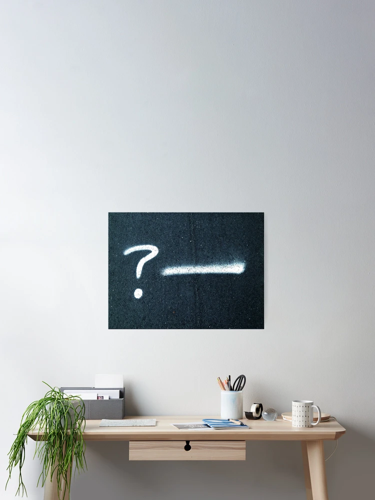 Thumbnail 2 of 3, Poster, A Rhetorical Question designed and sold by PictureNZ.