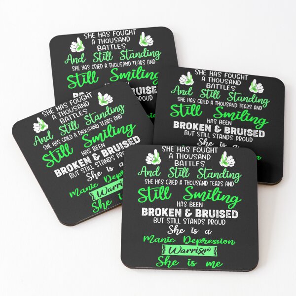 Item preview, Manic Depression Warrior SHE IS ME - Support Manic Depression Fighter Gifts designed and sold by Berriosly.