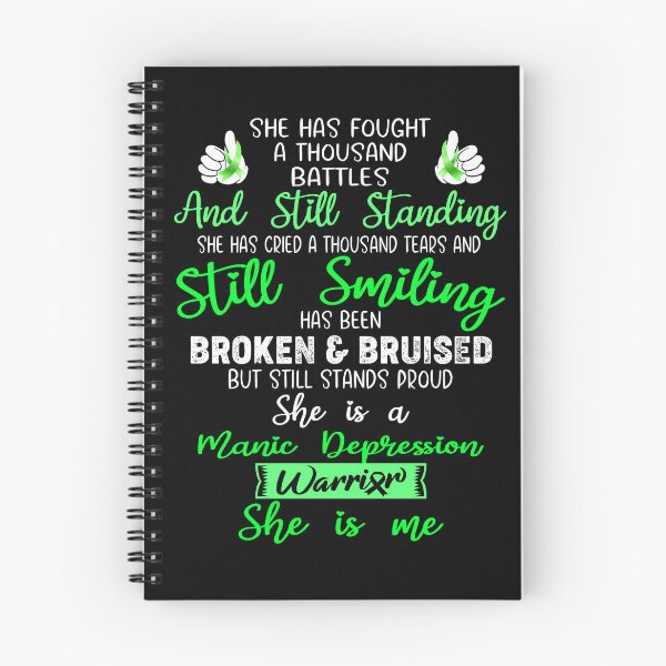 Item preview, Manic Depression Warrior SHE IS ME - Support Manic Depression Fighter Gifts designed and sold by Berriosly.