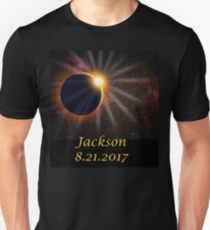 Jackson Hole Wyoming Solar Eclipse Unisex T-Shirt