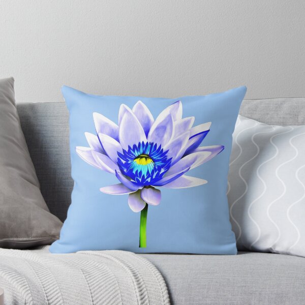 Item preview, Blue lotus flower artwork designed and sold by gramizzia.