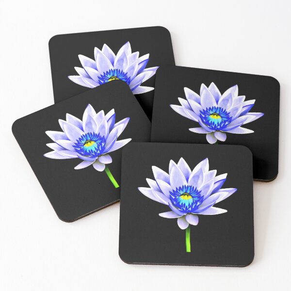 Item preview, Blue lotus flower artwork designed and sold by gramizzia.